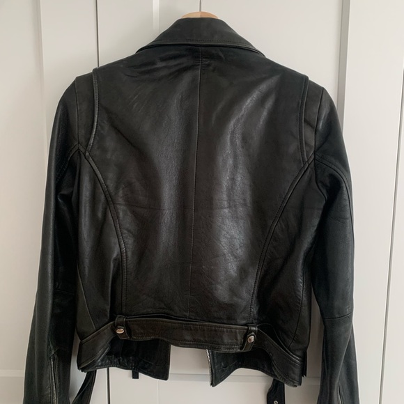100% Leather moto jacket - Picture 3 of 4